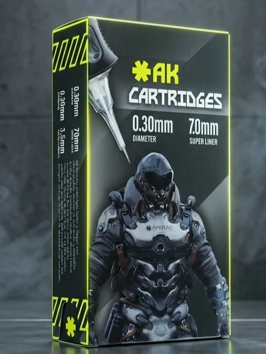 AXIS Round Liner and Round Shader tattoo cartridge needles